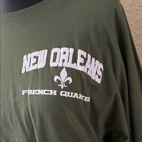 Classic Green New Orleans Long Sleeve Tee - Picture 3 of 8